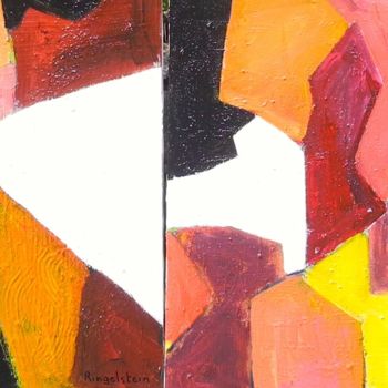Painting titled "multi-tableaux-new.…" by Christine Ringelstein, Original Artwork, Acrylic