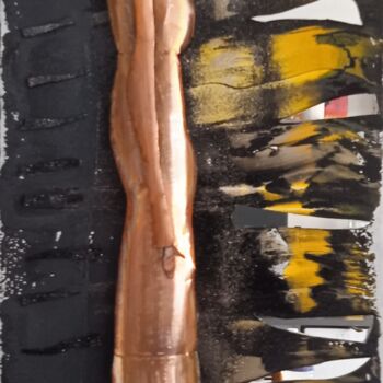 Peinture intitulée "" De l'ombre à la l…" par Riquet Faure, Œuvre d'art originale, Huile Monté sur Châssis en bois