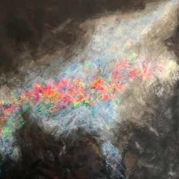 Painting titled "Opal" by Rita Pianovszky, Original Artwork, Acrylic