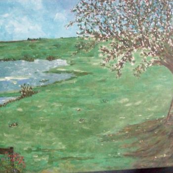 Schilderij getiteld "meadow.jpg" door Rita Raithel, Origineel Kunstwerk