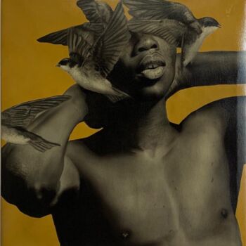 Peinture intitulée "Blind in the freedo…" par Ritchelly Oliveira, Œuvre d'art originale, Acrylique Monté sur Châssis en bois