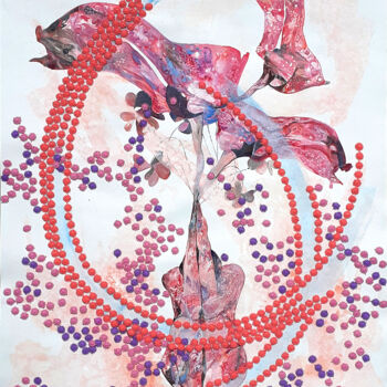 Pittura intitolato "I am beyond flower…" da Ritu Sinha, Opera d'arte originale, Acrilico