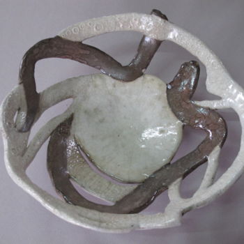 Sculpture titled "serpentés" by Paul Rivieccio, Original Artwork, Ceramics