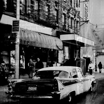 Photographie intitulée "Vintage in Soho" par Rivierakris, Œuvre d'art originale, Photographie numérique