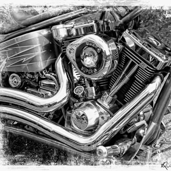Fotografie getiteld "Engine" door Rivierakris, Origineel Kunstwerk, Gemanipuleerde fotografie