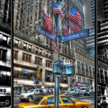 Photographie intitulée "New York New York" par Rivierakris, Œuvre d'art originale, Photographie numérique