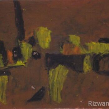 Painting titled "Transform of shapes" by Rizwan Ali, Original Artwork, Oil