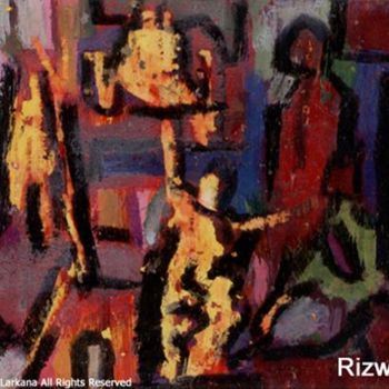 Pintura titulada "Jubilation" por Rizwan Ali, Obra de arte original, Oleo
