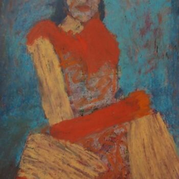 Painting titled "The women" by Rizwan Ali, Original Artwork, Oil