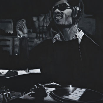 Картина под названием ""Stevie Wonder"" - R J Burgon, Подлинное произведение искусства