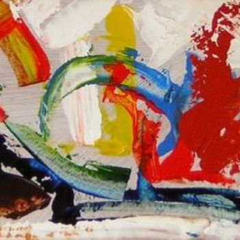 Malerei mit dem Titel "Celebrate 7ap" von Richard Herr, Original-Kunstwerk, Acryl