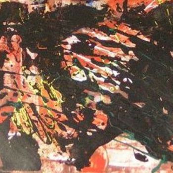 Painting titled "Blackened Beauty 27…" by Richard Herr, Original Artwork, Acrylic