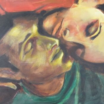 Pintura titulada "Tim & Karen 75pfmp" por Richard Herr, Obra de arte original, Acrílico