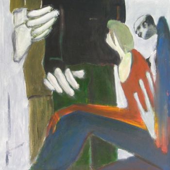 Pittura intitolato "She's Mine 25pefmp" da Richard Herr, Opera d'arte originale, Acrilico