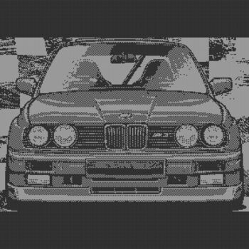 Grafika cyfrowa / sztuka generowana cyfrowo zatytułowany „BMW E30 M3 RACE KIN…” autorstwa Rm64, Oryginalna praca, 2D praca c…