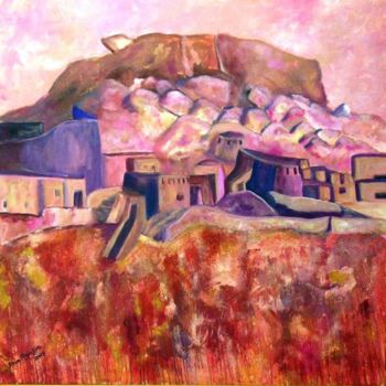 Malerei mit dem Titel "HOTEL DEL CAIRO" von Rosa Marín Soto, Original-Kunstwerk