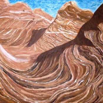 Painting titled "EROSION" by Rosa Marín Soto, Original Artwork