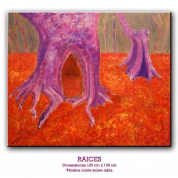 "RAICES" başlıklı Tablo Rosa Marín Soto tarafından, Orijinal sanat