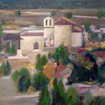 Painting titled "San-Frutos-Sepulved…" by Martiche, Original Artwork, Oil