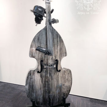 Escultura titulada "Interrogation mélod…" por Artiste Les Tordus, Obra de arte original, Metales
