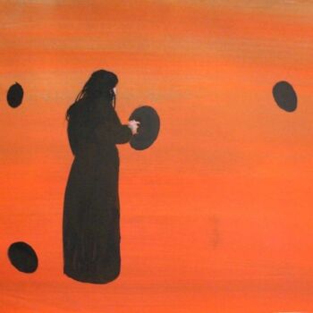 Ζωγραφική με τίτλο "Five sisters 8" από Rob Arbouw, Αυθεντικά έργα τέχνης, Λάδι