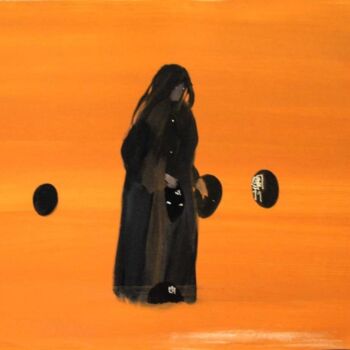 Malerei mit dem Titel "5 sisters 6" von Rob Arbouw, Original-Kunstwerk, Öl
