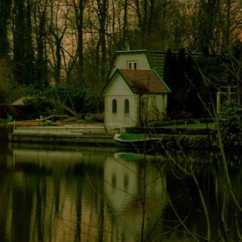 Fotografia intitolato "House among a small…" da Rob Arbouw, Opera d'arte originale
