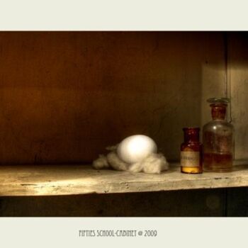 Photography titled "Fifties schoolcabin…" by Rob Arbouw, Original Artwork