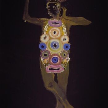 Pittura intitolato "Senegal 2 (pendant)" da Rob Arbouw, Opera d'arte originale, Altro