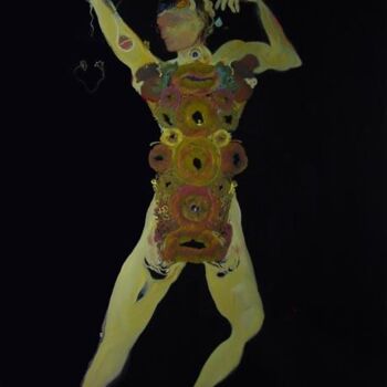 Ζωγραφική με τίτλο "Prince of the lilys" από Rob Arbouw, Αυθεντικά έργα τέχνης