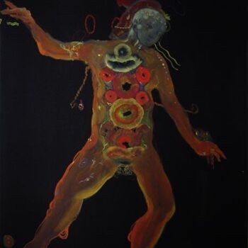 Painting titled "Just born" by Rob Arbouw, Original Artwork