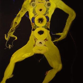 Malerei mit dem Titel "Minotaur" von Rob Arbouw, Original-Kunstwerk