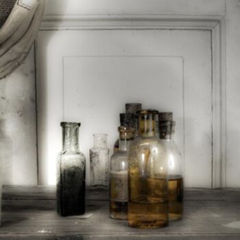 Fotografia intitolato "Bottles Ac" da Rob Arbouw, Opera d'arte originale