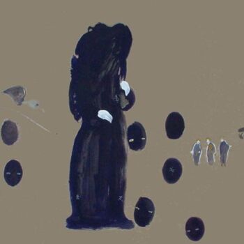 Peinture intitulée "Blair witch4" par Rob Arbouw, Œuvre d'art originale