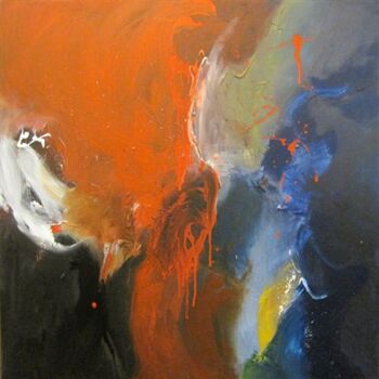 Malarstwo zatytułowany „Ruddy glow in the s…” autorstwa Rob Koedijk, Oryginalna praca, Olej