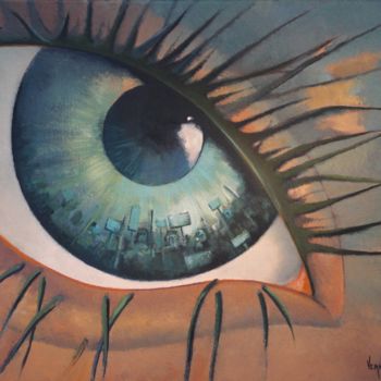 Painting titled "eye-can-see-you-hr.…" by Rob Verheyen, Original Artwork