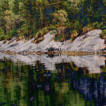 Цифровое искусство под названием "Reflection of Norway" - Robbi Ling Montgomery, Подлинное произведение искусства