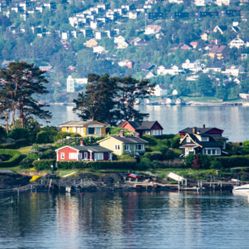 Photographie intitulée "Serenity in Oslo" par Robbi Ling Montgomery, Œuvre d'art originale