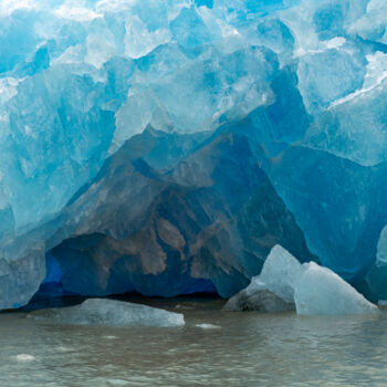 Photography titled "Iceberg Caves" by Robbi Ling Montgomery, Original Artwork, Digital Photography
