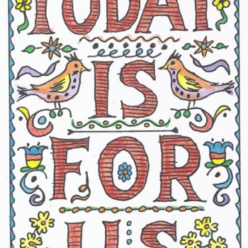 Картина под названием "Today Is For Us" - Rob Debartolo, Подлинное произведение искусства