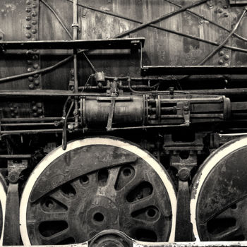 Photographie intitulée "Steam Engine #19" par Robert Tolchin, Œuvre d'art originale, Photographie numérique