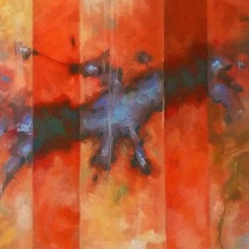 Картина под названием "adrenaline" - Robert Braginsky, Подлинное произведение искусства, Масло