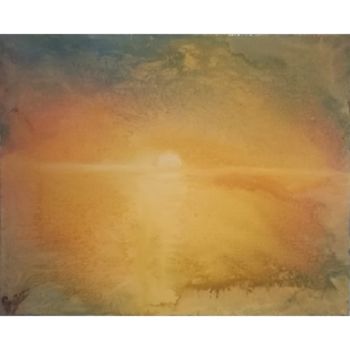 Peinture intitulée "Etoile du matin; Mo…" par Robert Brogini, Œuvre d'art originale, Huile