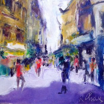 Painting titled "(1)rue-malva-1498" by Robert Charles, Original Artwork