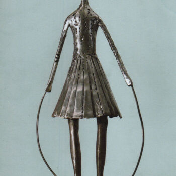 Sculpture titled "Danseuse a la corde…" by Robert Chevalier, Original Artwork
