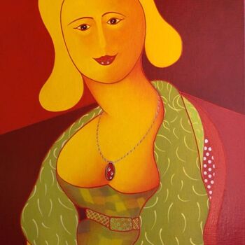 Peinture intitulée "Jeune femme de prov…" par Robert Daniel Syriex, Œuvre d'art originale, Huile