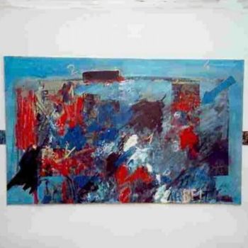 Pittura intitolato "Palette 1" da Robert Labor, Opera d'arte originale, Olio