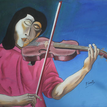 Schilderij getiteld "image-au-feminin-16…" door Roberto Lamaille, Origineel Kunstwerk