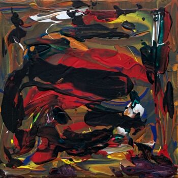Peinture intitulée "Abstrait 3" par Michèle Lasserre Marseille, Œuvre d'art originale, Acrylique Monté sur Châssis en bois