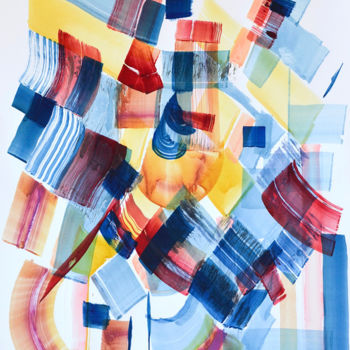 Картина под названием "8flux-30x22-5.jpg" - Robert Magee, Подлинное произведение искусства, Акварель